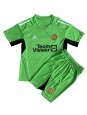 Otroški Nogometna dresi replika Manchester United Vratar Domači 2023-24 Kratek rokav (+ hlače)